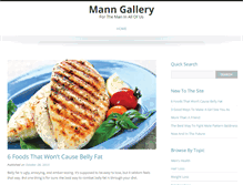 Tablet Screenshot of manngallery.org